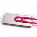 Detachable Neck Strap Buckle Style Universal Silicone for Any Phone - Pink