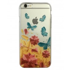 iPhone SE 5 5s - CoverFantasy Designer Limited Edition TPU Soft Protective Cover Case - Butterfly